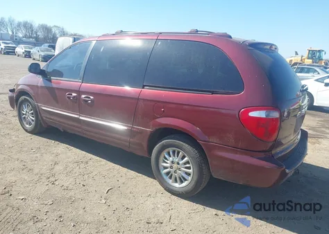 2002 Chrysler Town & Country Limited из США, поврежденный, VIN 2C8GP64L32R797501